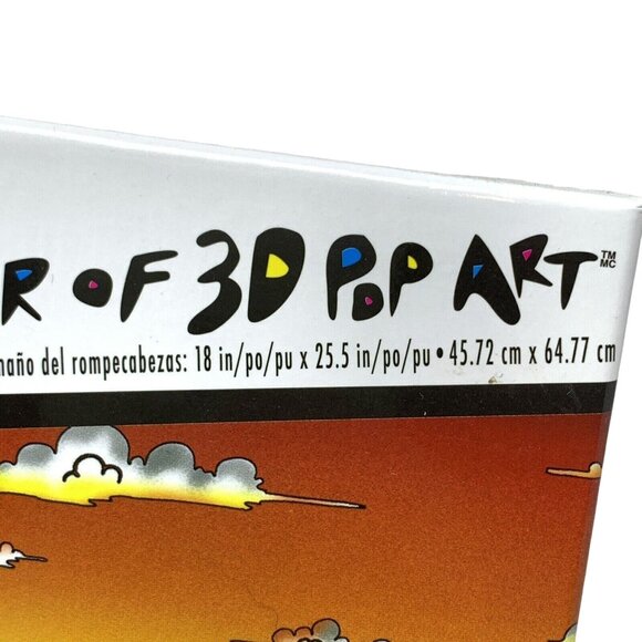 Charles Fazzino 300 Pc Jigsaw Puzzle As Dusk Falls Over NYC 18 x 25.5 Inch - Picture 4 of 5